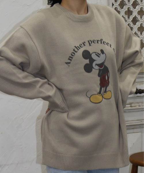 MICKEY MOUSE（ミッキーマウス） ニット セーター 「DISNEY/ディズニー