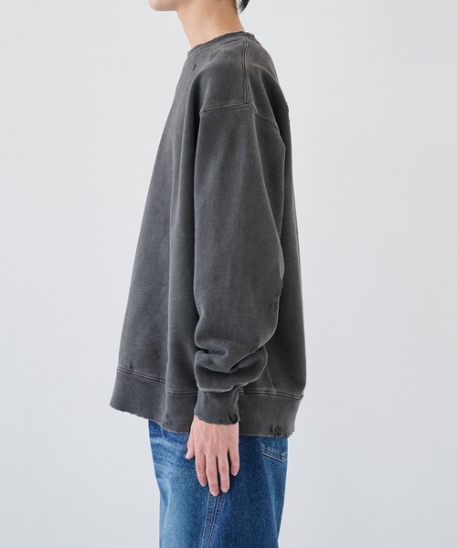 JieDa（ジエダ） トレーナー スウェット 「JieDa」DAMAGE PIGMENT