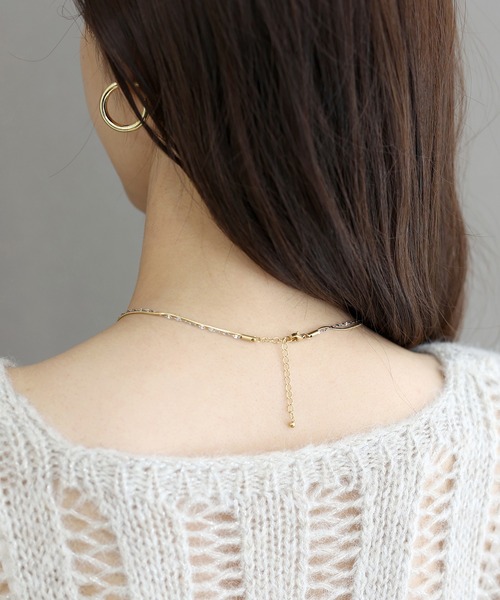 Aletta vita ネックレス サージカルステンレス2連ネックレス
