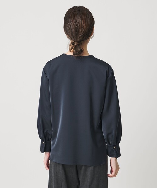 UNITED ARROWS（ユナイテッドアローズ） ブラウス シャツ サテン V