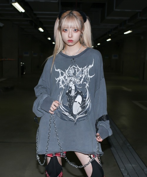 REFLEM（レフレム） スウェットカットソー FREE グレー レディース