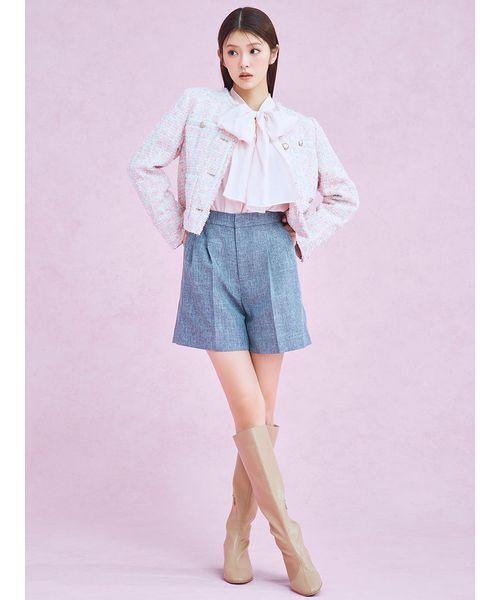 CELFORD（セルフォード） ブラウス シャツ ビッグリボンセミシアー