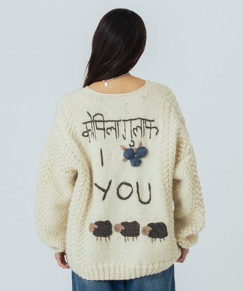 ROSE BUD（ローズバッド） ニット セーター NEPAL MOTIF KNIT