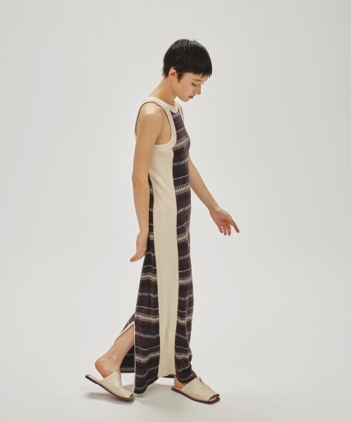 「TODAYFUL」 ノースリーブワンピース 38inch ブラウン レディース_画像5