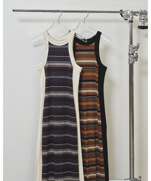 「TODAYFUL」 ノースリーブワンピース 38inch ブラウン レディース_画像7