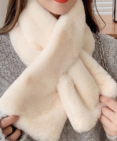 Myu（ミュー） マフラー ストール 「ZOZO限定アイテム」ふわふわファー