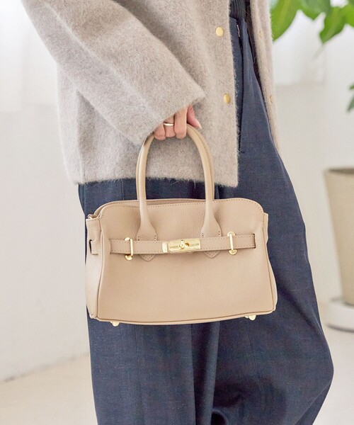 MILOS（ミロス） トートバッグ 「SHIPS別注」MILOS: 金具付き ベルト