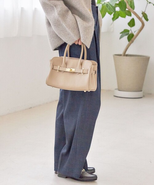 MILOS（ミロス） トートバッグ 「SHIPS別注」MILOS: 金具付き ベルト