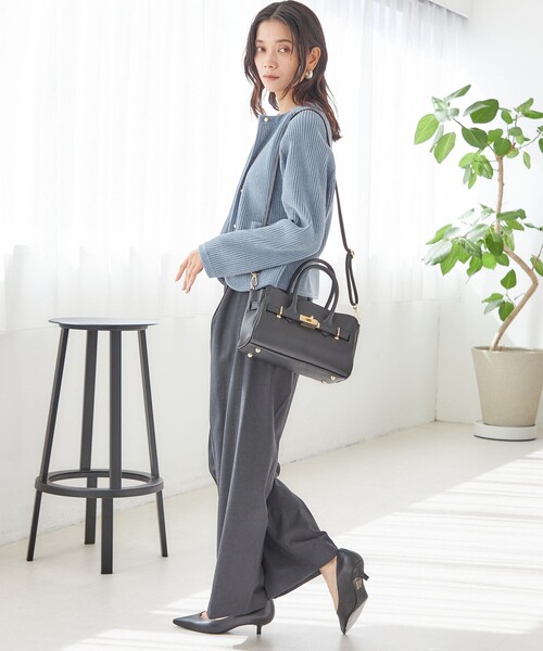 MILOS（ミロス） トートバッグ 「SHIPS別注」MILOS: 金具付き ベルト