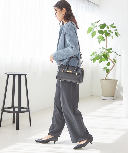 MILOS（ミロス） トートバッグ 「SHIPS別注」MILOS: 金具付き ベルト