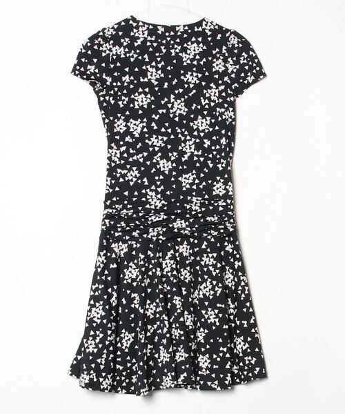「Sinequanone」 花柄半袖ワンピース - ブラック レディース_画像2