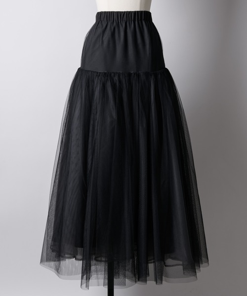 「LA BELLE ETUDE」 ロングスカート FREE ブラック レディース_画像2