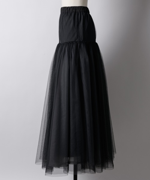 「LA BELLE ETUDE」 ロングスカート FREE ブラック レディース_画像3