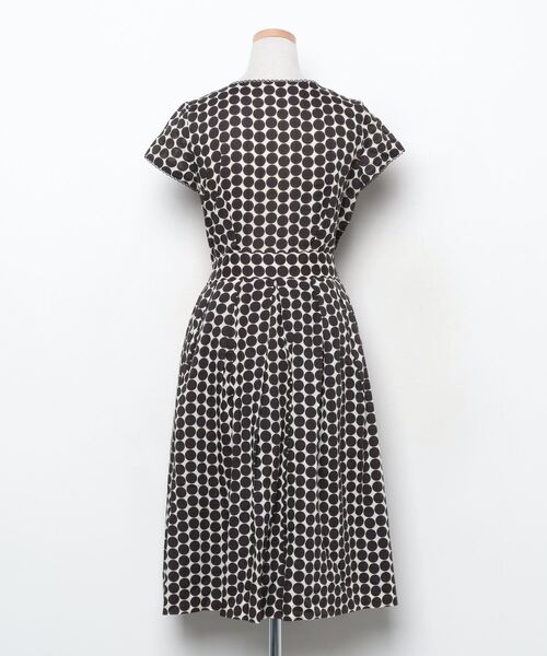 「Aquascutum」 半袖ワンピース 8 ブラック レディース_画像2