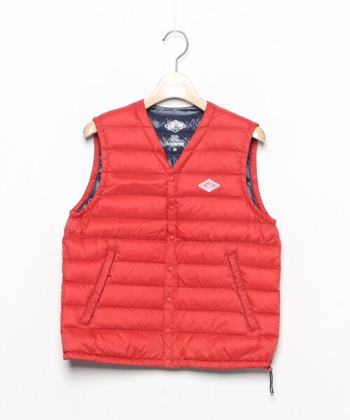 ✨美品✨ダントン　ダウンベスト　36 Danton（ダントン） ダウンベスト 36 レッド レディース : ZOZOTOWN