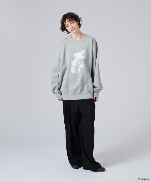 「ONCILY」 スウェットカットソー LARGE イエロー メンズ_画像8