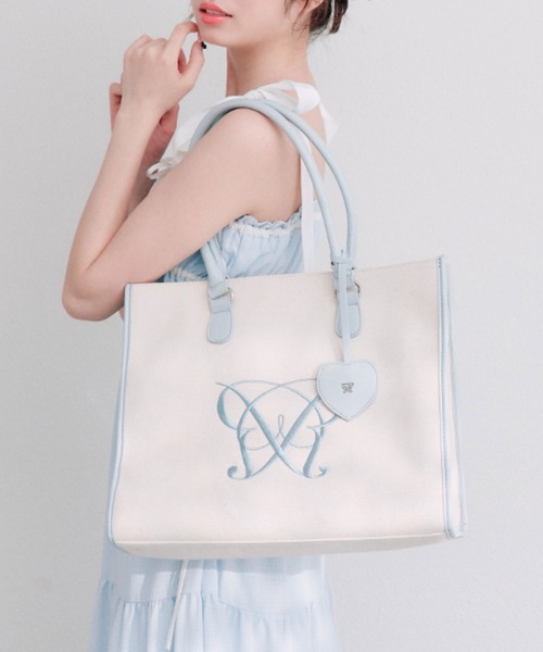 Aimerianejoie トートバッグ 「A4・うちわが入る」Aimerianejoieハート