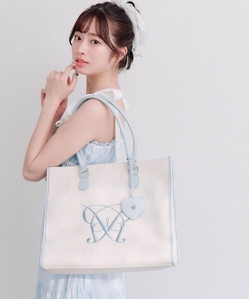 Aimerianejoie トートバッグ 「A4・うちわが入る」Aimerianejoieハート
