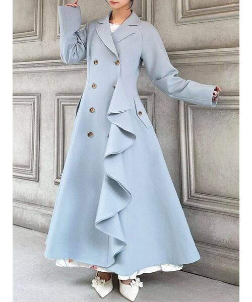 RESEXXY（リゼクシー） トレンチコート コート カスケードフレアロング