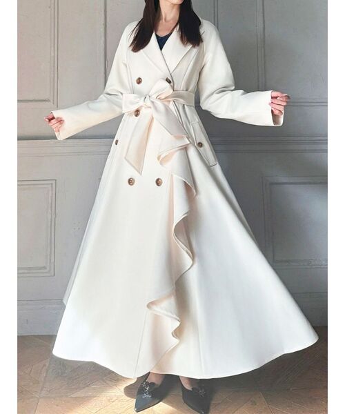 ！！即完売！！刺繍ロングトレンチコート CLANE - 刺繍トレンチコート - EMBROIDERY TRENCH COAT | ADDICT WEB SHOP