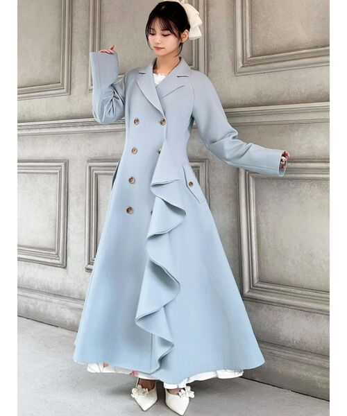 RESEXXY（リゼクシー） トレンチコート コート カスケードフレアロング