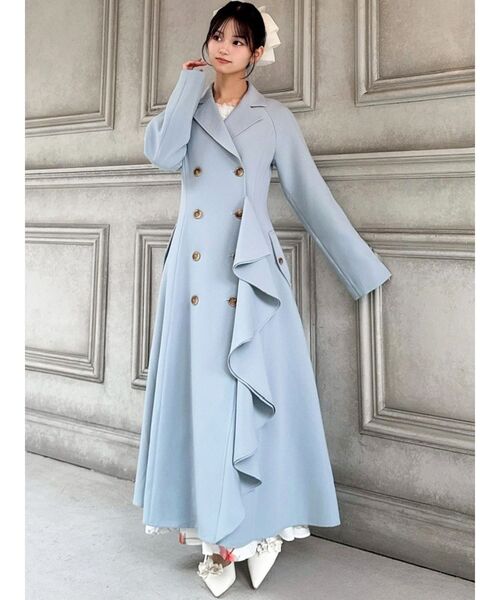 RESEXXY（リゼクシー） トレンチコート コート カスケードフレアロング