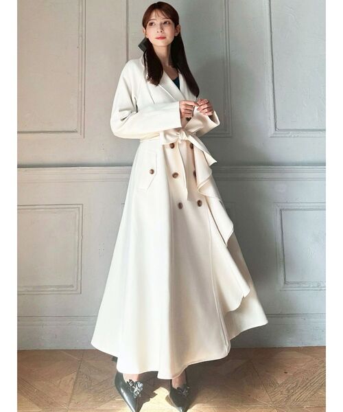 RESEXXY（リゼクシー） トレンチコート コート カスケードフレアロング