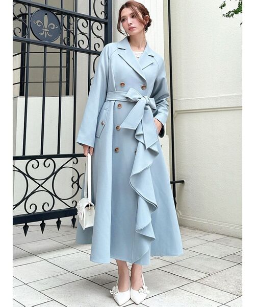 RESEXXY（リゼクシー） トレンチコート コート カスケードフレアロング