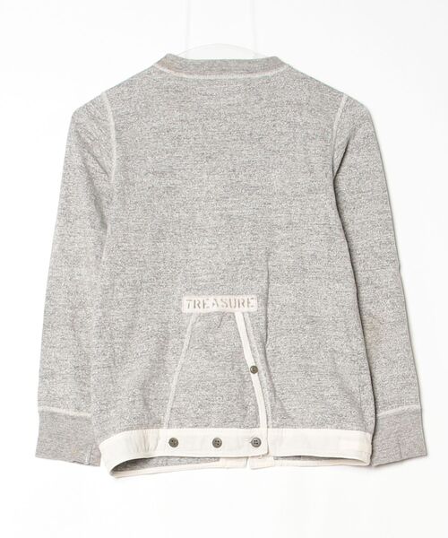 「DENIM DUNGAREE」 カーディガン 150 グレー レディース_画像2