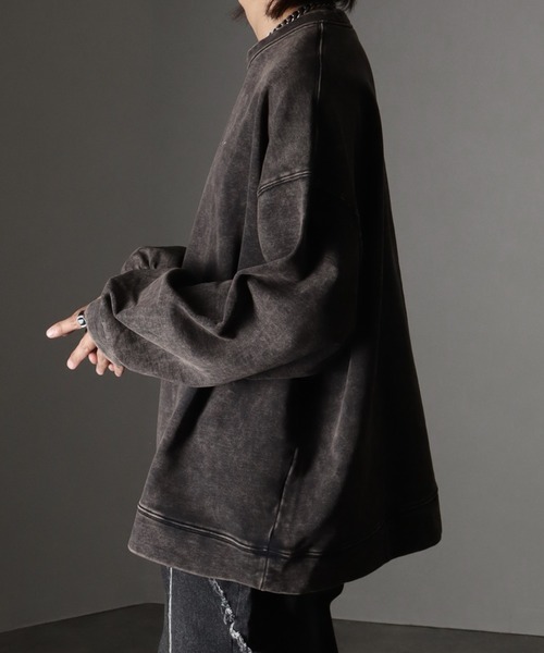 「welise」 スウェットカットソー S ブラウン メンズ_画像4