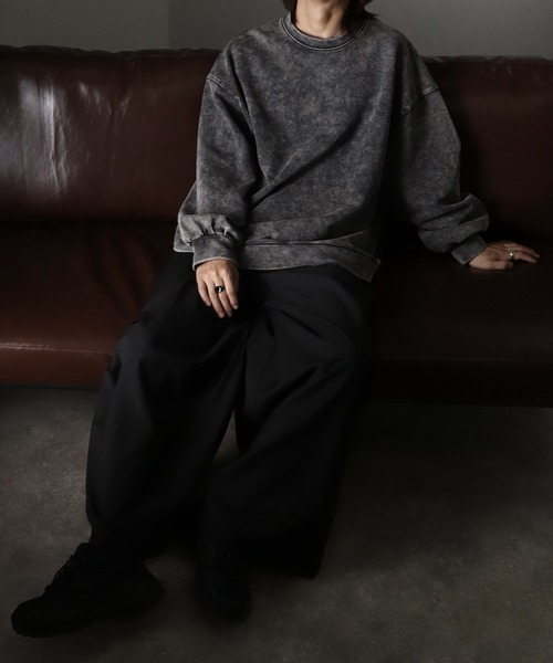 「welise」 スウェットカットソー S ブラウン メンズ_画像9