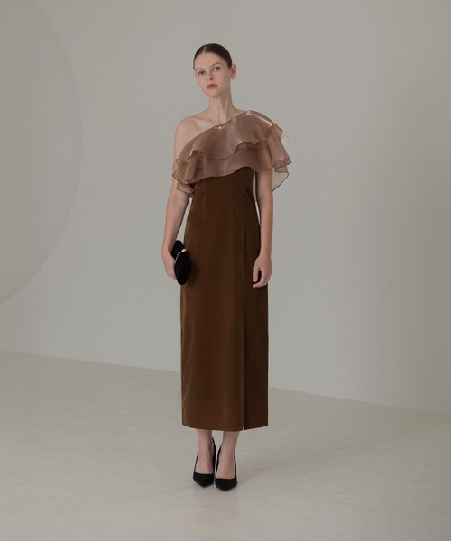 「Leja」 コンビワンピース MEDIUM ブラック レディース_画像4