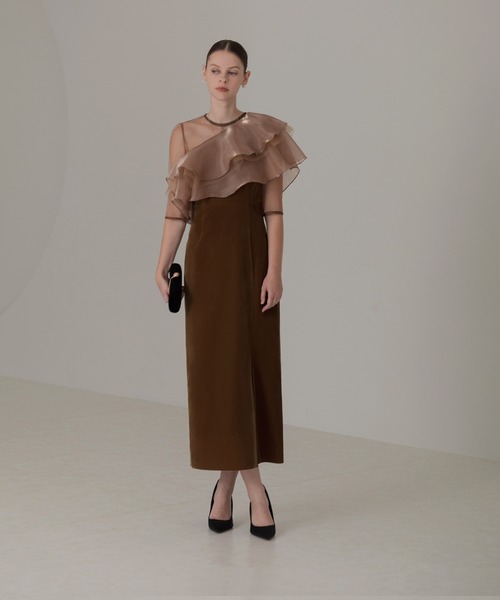 「Leja」 コンビワンピース MEDIUM ブラック レディース_画像8