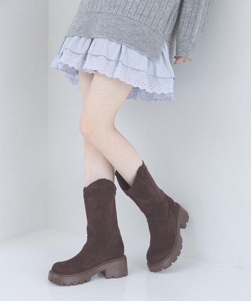 Heather（ヘザー） ブーツ ウエスタンミドルブーツ 625431 レディース