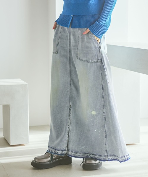 niko and…（ニコアンド） デニムスカート 「NKJ 2026SS」 スリット