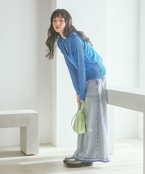 niko and…（ニコアンド） デニムスカート 「NKJ 2026SS」 スリット