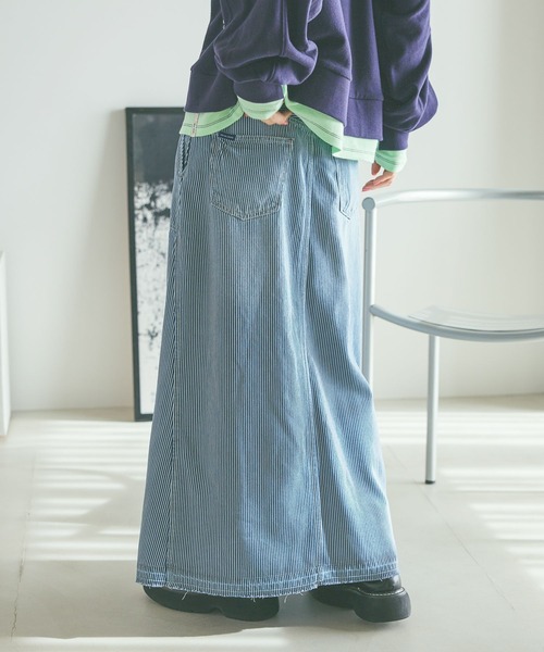 niko and…（ニコアンド） デニムスカート 「NKJ 2026SS」 スリット