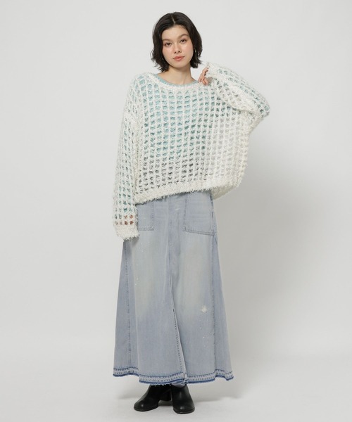 niko and…（ニコアンド） デニムスカート 「NKJ 2026SS」 スリット