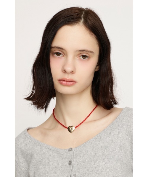 SLY（スライ） ネックレス HEART MOTIF CHOKER ハートモチーフ 
