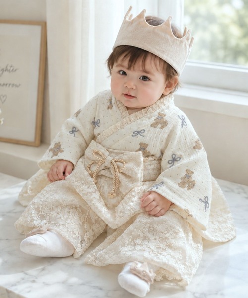 SweetMommy（スウィートマミー） 着物 「新色」2ピース ベビー袴