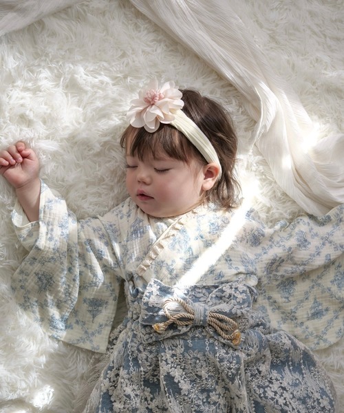 SweetMommy（スウィートマミー） 着物 2ピース ベビー袴 ロンパース