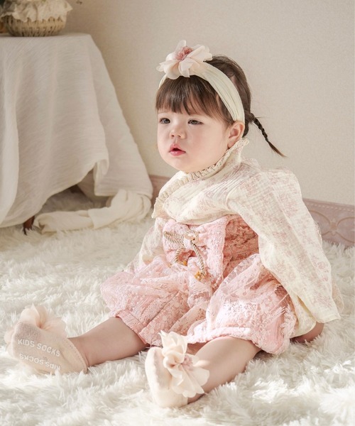 SweetMommy（スウィートマミー） 着物 2ピース ベビー袴 ロンパース