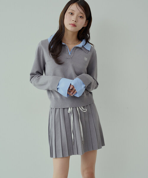 「Chico」 長袖ニット FREE ネイビー レディース_画像2