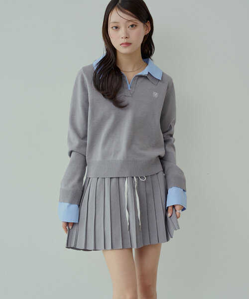 「Chico」 長袖ニット FREE ネイビー レディース_画像4