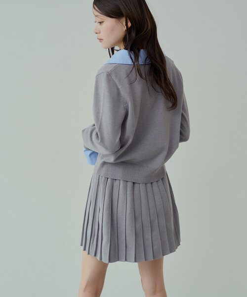 「Chico」 長袖ニット FREE ネイビー レディース_画像7