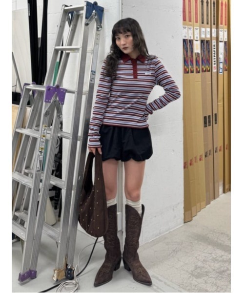 SLY MICHIXSLY BALLOON ショートパンツ （0　O/WHT） SLY | MICHIXSLY BALLOON ショートパンツ (ショートパンツ ) |SHEL
