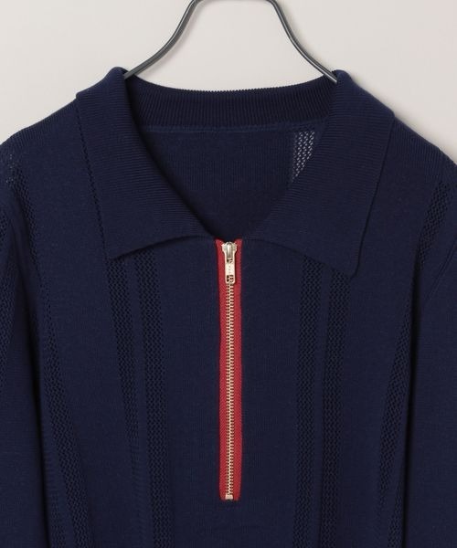 「JEANASIS」 長袖ニット FREE ネイビー レディース_画像3