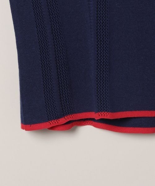 「JEANASIS」 長袖ニット FREE ネイビー レディース_画像6