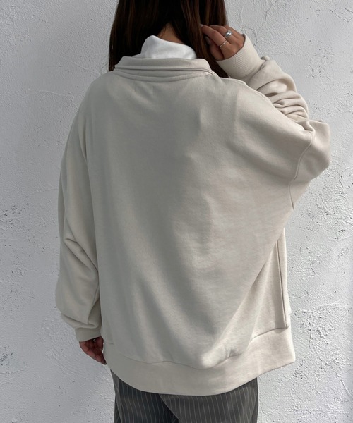 「apres jour mignon」 スウェットカットソー X-LARGE オートミール レディース_画像5