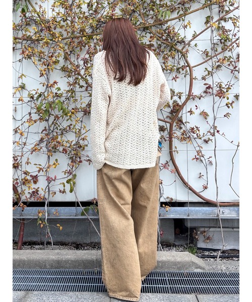 Ungrid（アングリッド） ニット セーター 透かし編みルーズニット